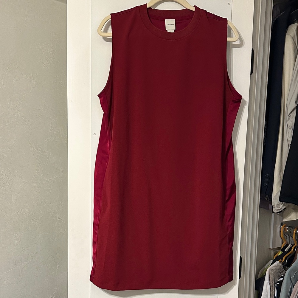 Calvin Klein Vibrant Red Dress